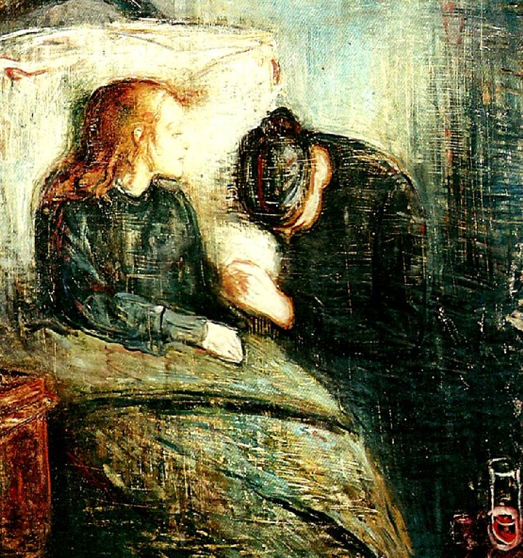 Edvard Munch den sjuka flickan oil painting picture